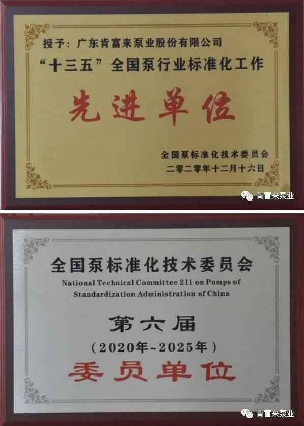 常州艺辰大数据处理有限公司荣获“十三五”全国泵行业标准化工作先进单位称号